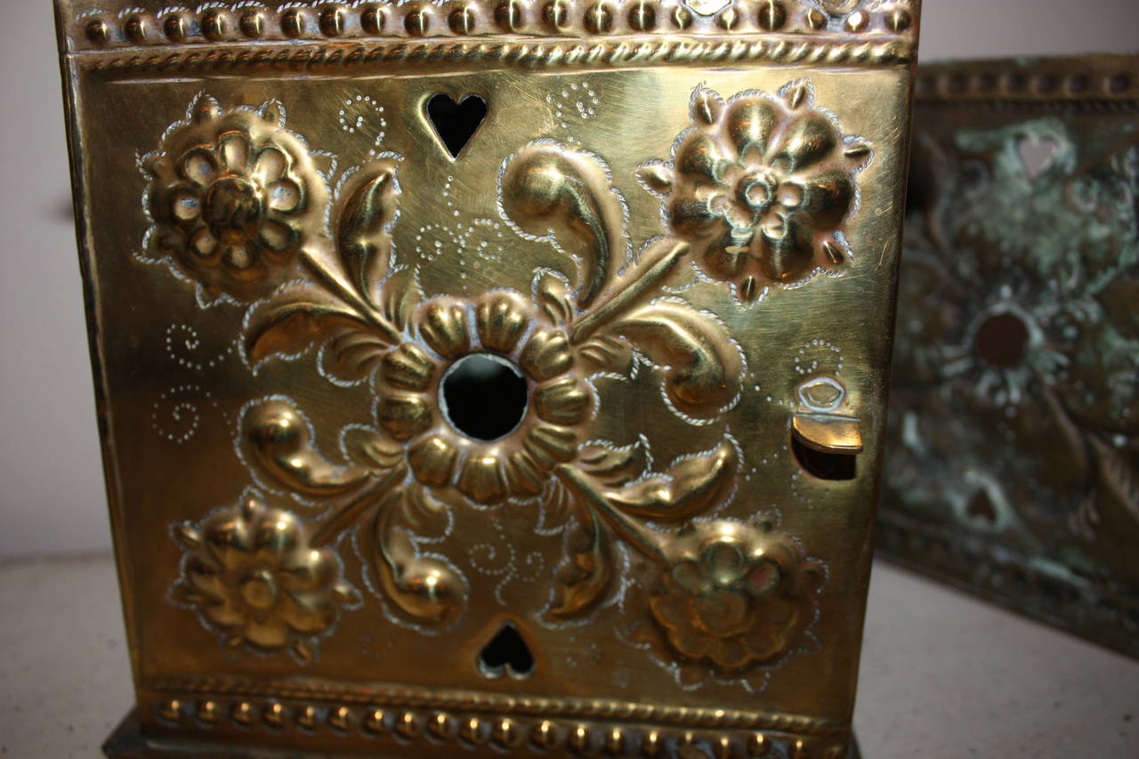 18th Century Rococo Brass Footwarmer For Sale 2