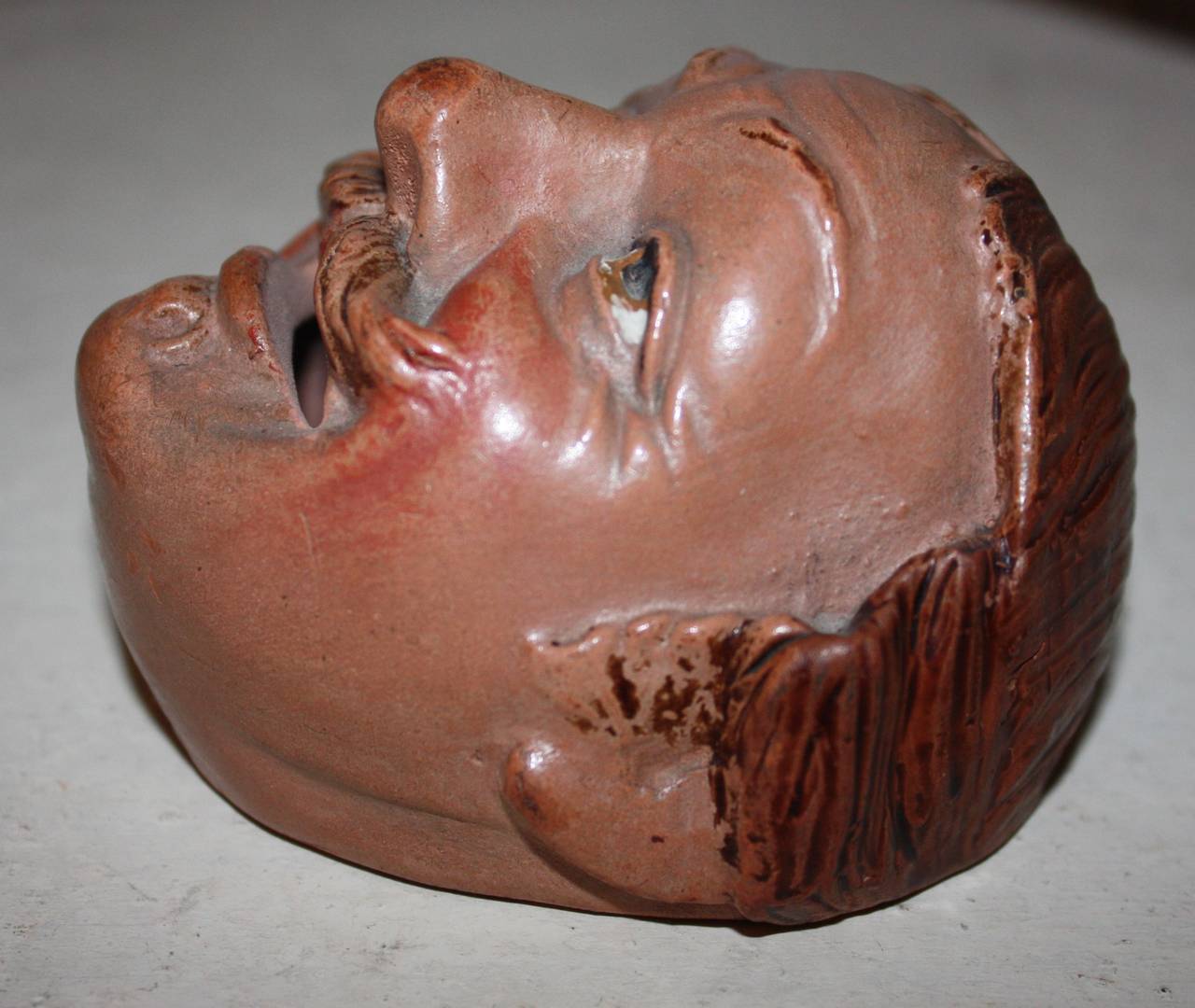 British Gentleman's Head Money Bank For Sale