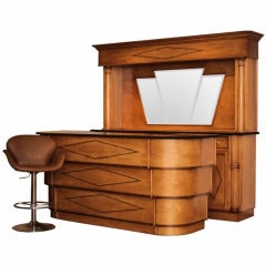 Art Deco Style Front and Back Bar