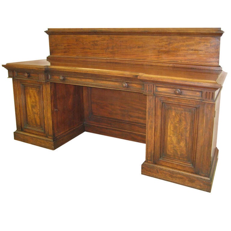 Large William IV Buffet Desk  For Sale