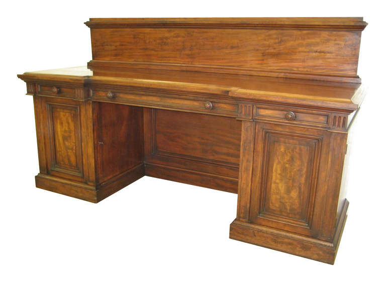 Totally original condition with ash drawer linings and cellaret drawer, very large and impressive.