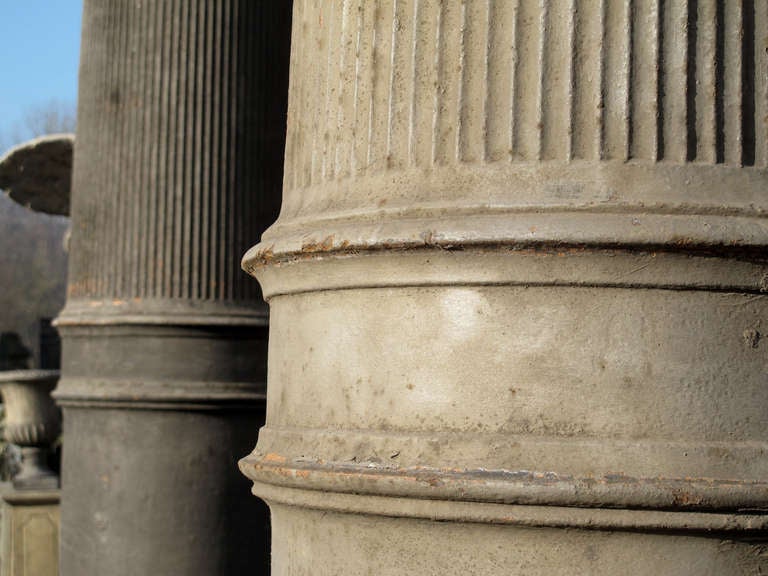 Allemand colonnes de fonte rares