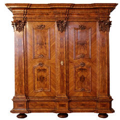 Meuble de rangement baroque datant des années 1750, Allemagne du Sud