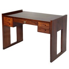 High Quality Art Deco Jacaranda Desk, France 1920s
