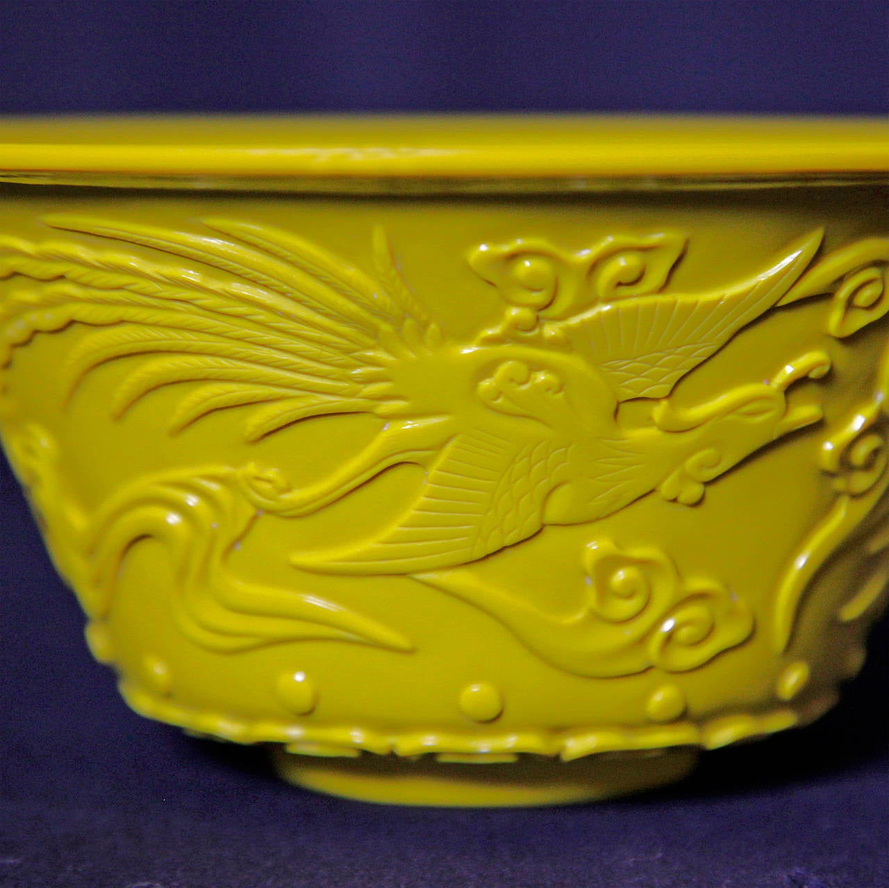 Chinoiserie Fantastic china glass bowl, Guangxu period, 1876´s - 1908´s