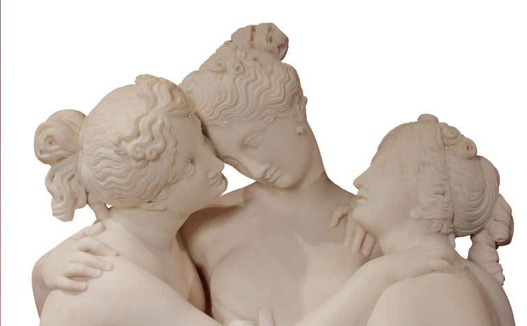 Neoclassical Very Fine Sculpture of The Three Graces