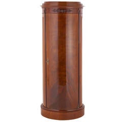 Fantastic Oval Pillar Cabinet, Dating from the 1900s, from Denmark