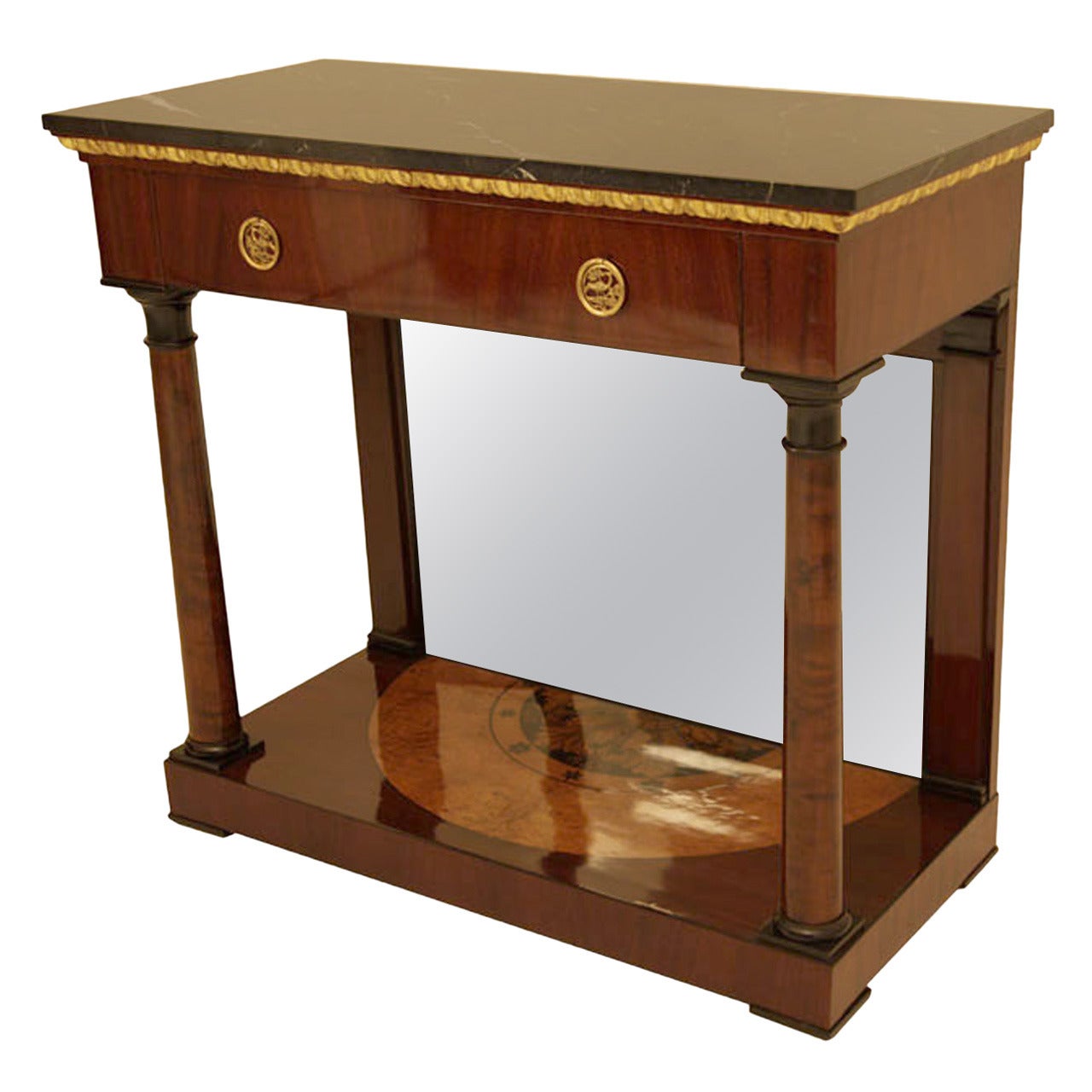 Wonderful Biedermeier Console, Danube Monarchy, Dating from the 1820s