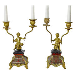 Pair of Wonderful French Girandoles, Napoleon III