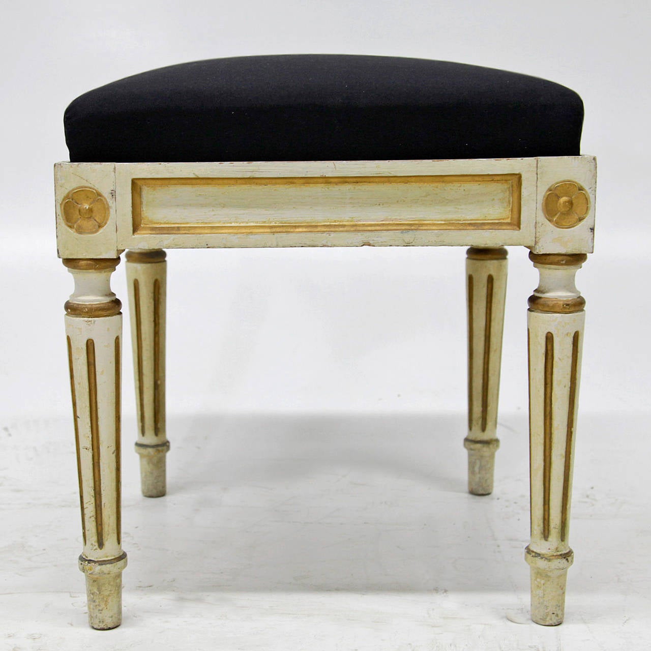 Wonderful Pair of French Stools and Bench In Louis-Seize Style 1
