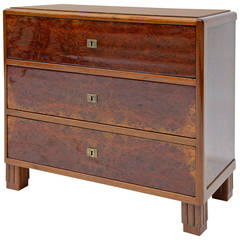 Lovely French Art Deco Chest of Drawers, circa 1920s
