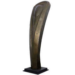 Tall French Art Deco Bronze Sculpture