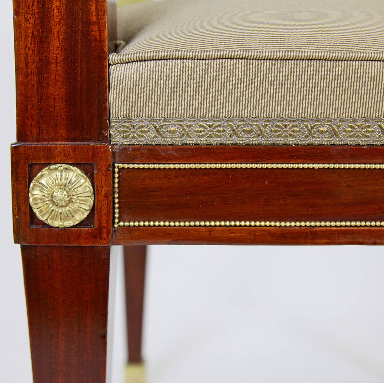 Pair of Stunning Empire Russian Armchairs, Dating from the Early 19th Century In Excellent Condition In Greding, DE