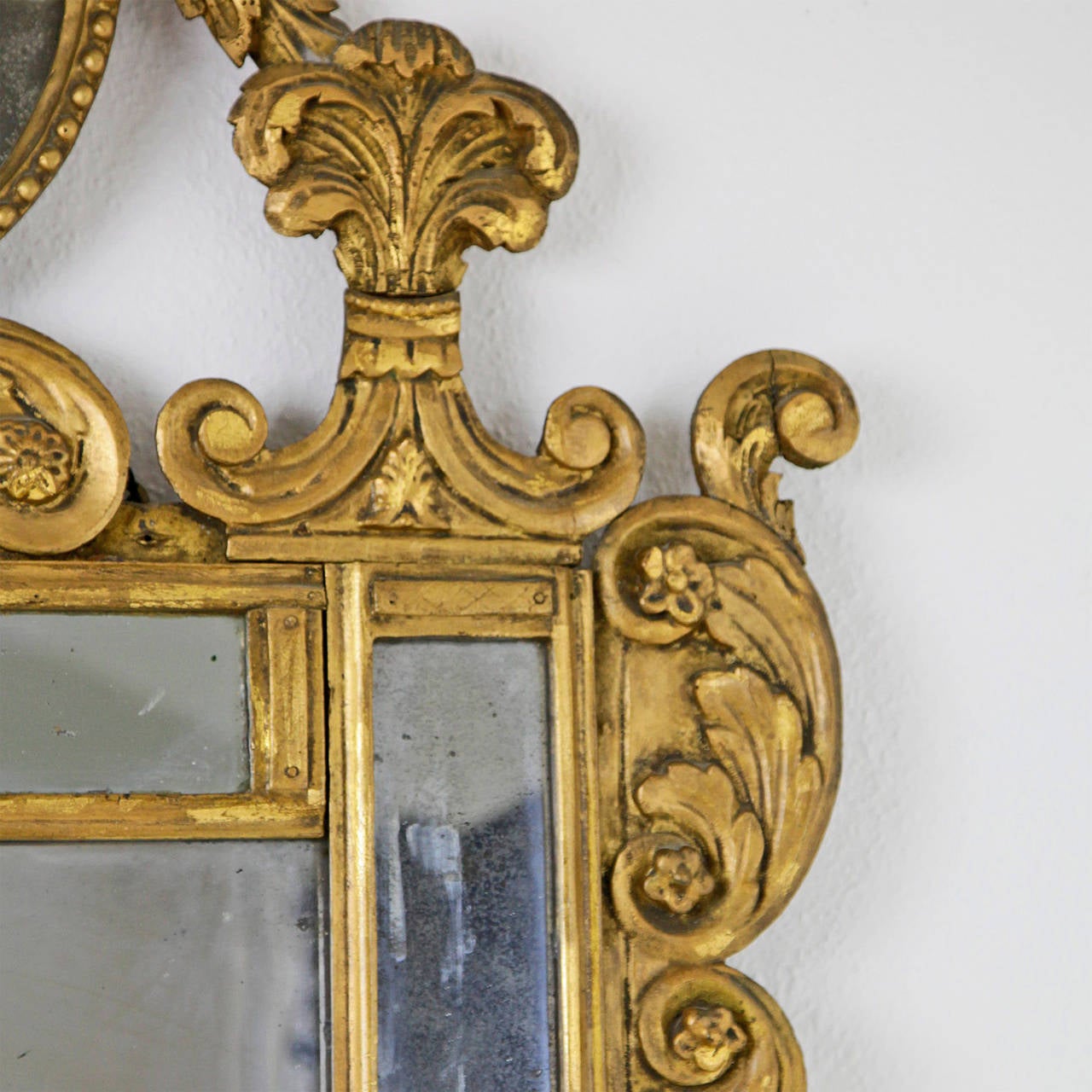 Baroque Fantastic Italian Mirror, 18th Century