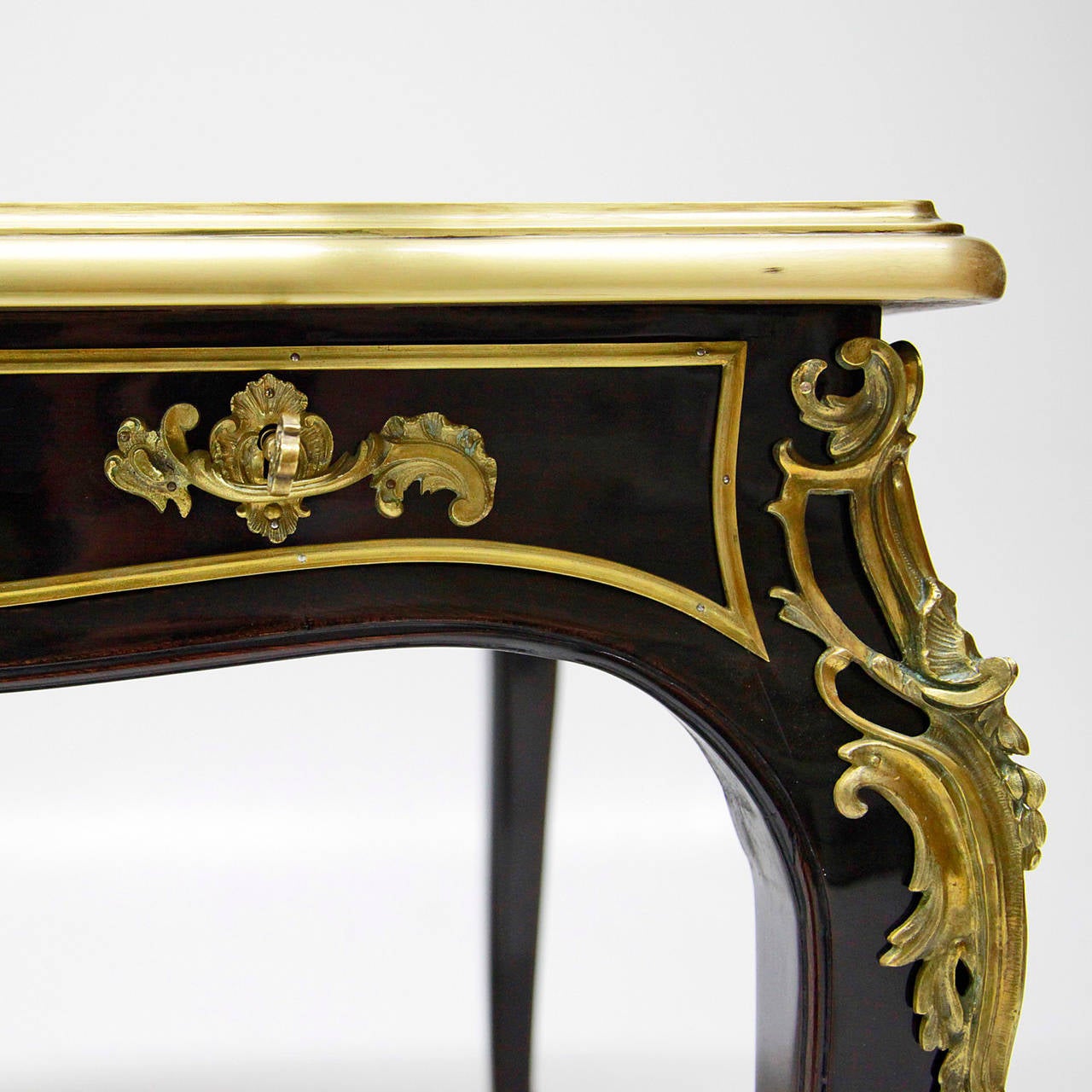 Magnificent French Bureau Plat, Late 19th Century 1