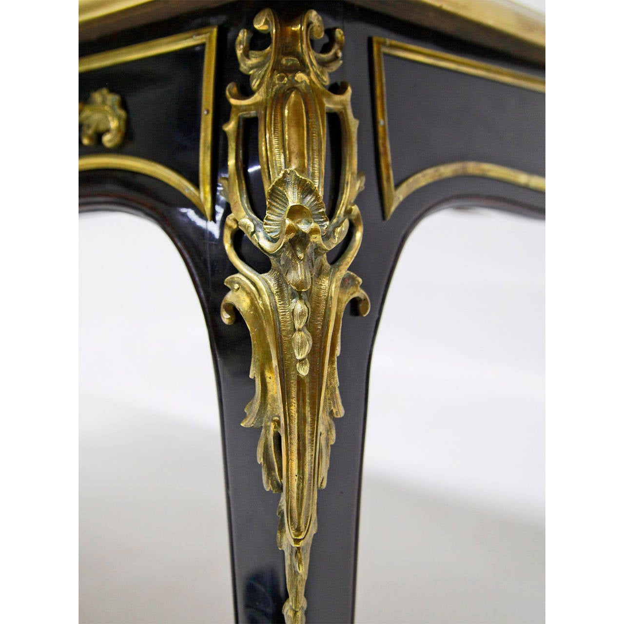 Magnificent French Bureau Plat, Late 19th Century 2