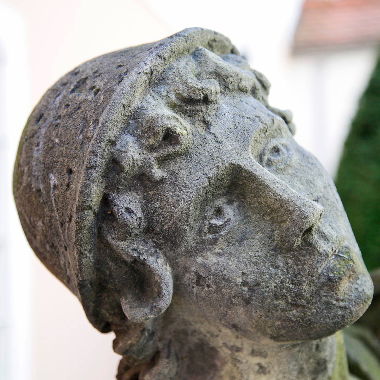 Exquisite Sandstone Sculpture Depiction of Hermes, circa 1720s