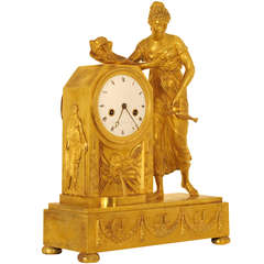 Gorgeous French Bronze Table Clock