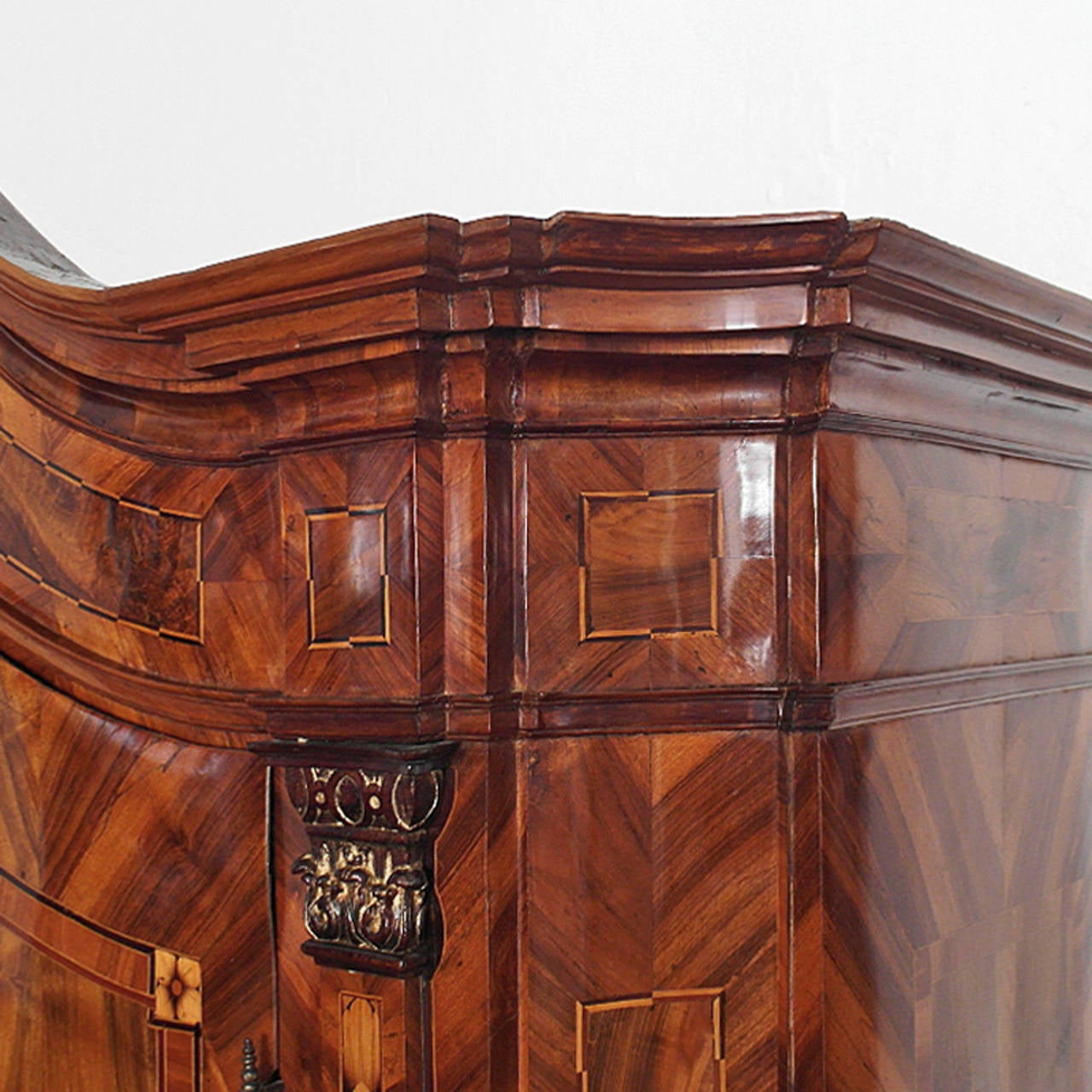 Veneer Louis Seize Cabinet, Southern Germany / Austria, circa 1780s