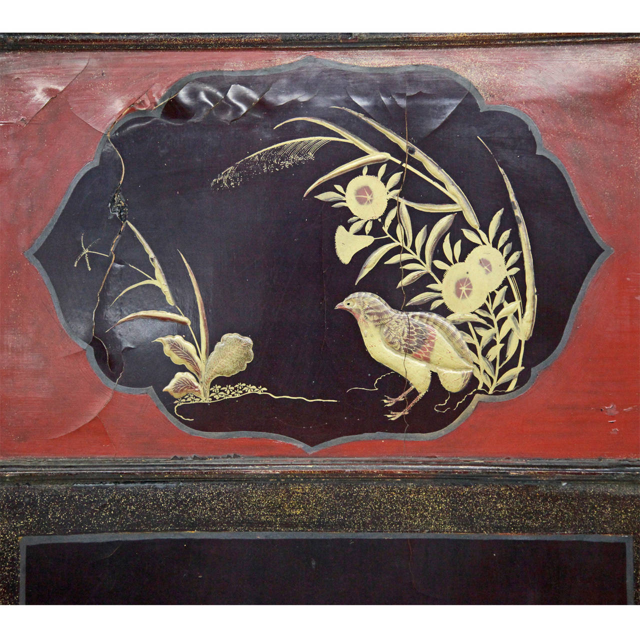 Set of Eight Stunning Chinese Paint Wall Panels, 19th Century In Good Condition In Greding, DE