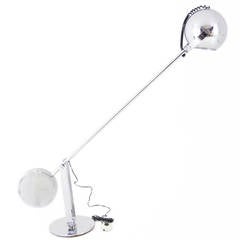 Italian Chrome Pendulum Lamp, Mid-20th Century
