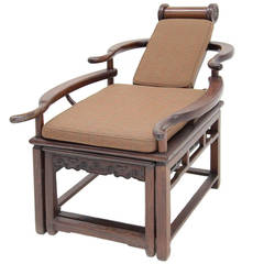 Exceptional Asian Recliner or Deck Chair, circa 1900 - 1910