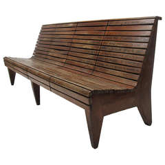 Spectacular Italian Bench from the 1950s