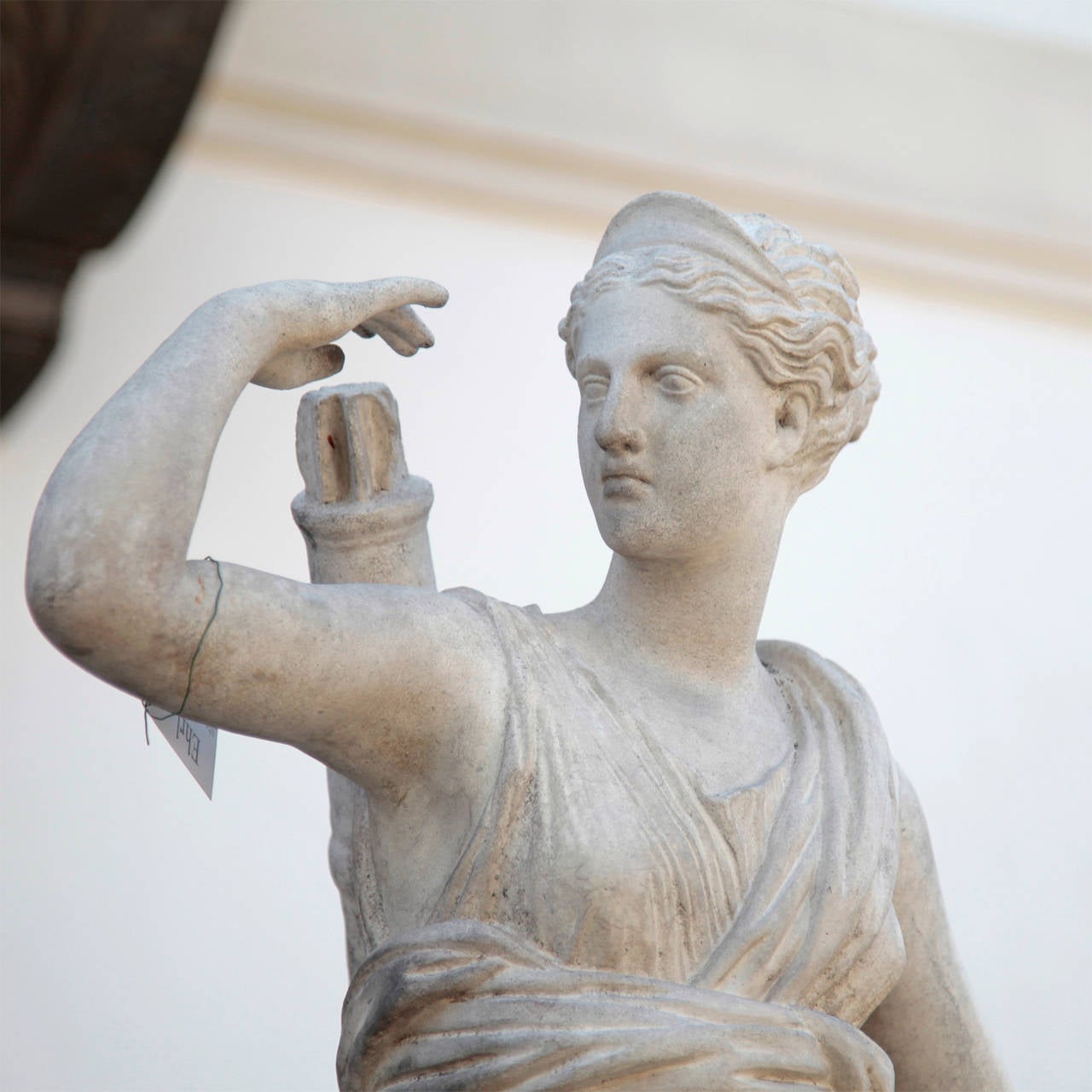 Sandstone Pair of French Sculptures, Diana and Apollo, Late 19th Century