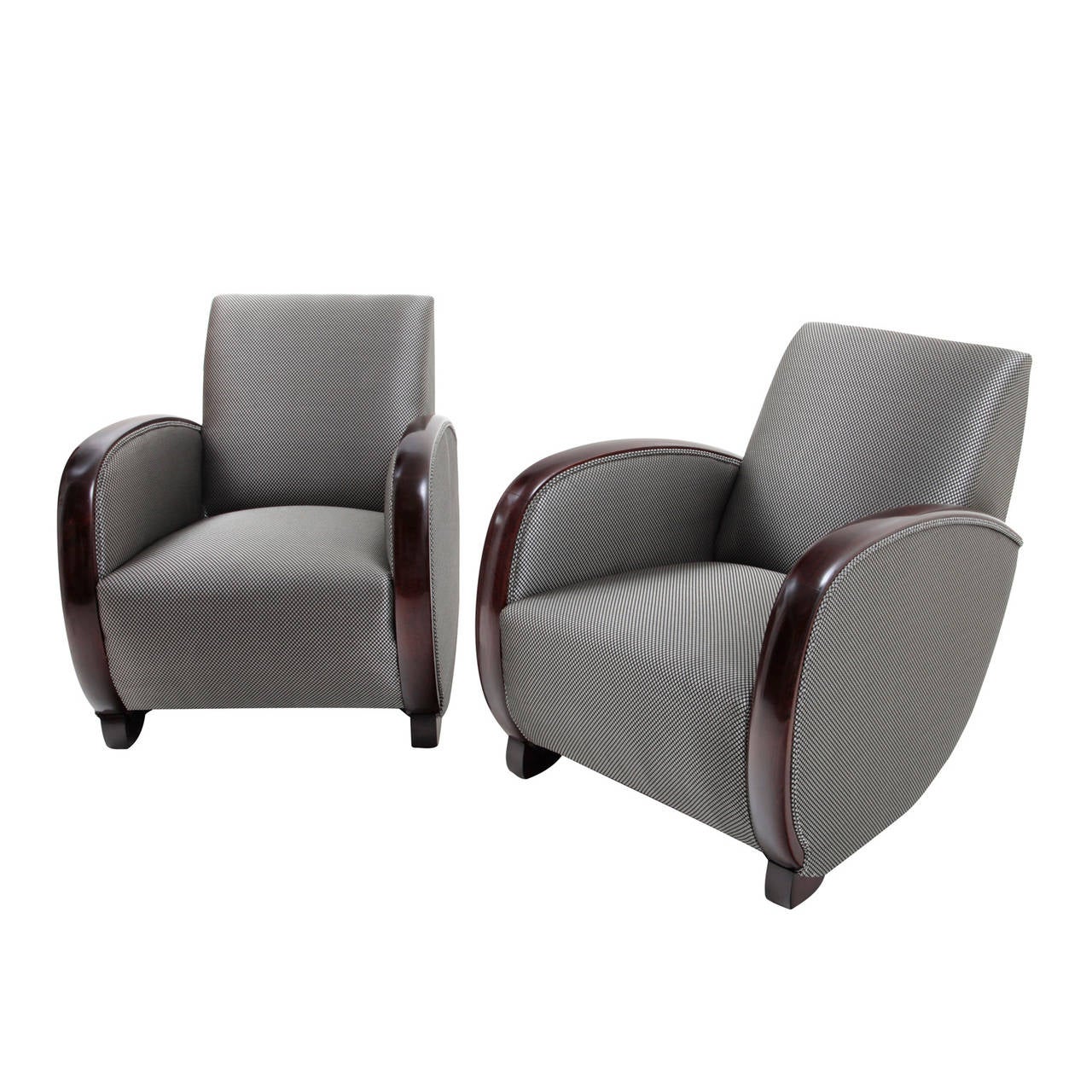 Pair of French Art Deco Armchairs from the 1920s 3