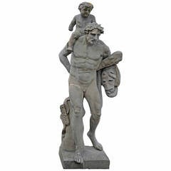 German Herakles Statue out of Sandstone, circa 1720s