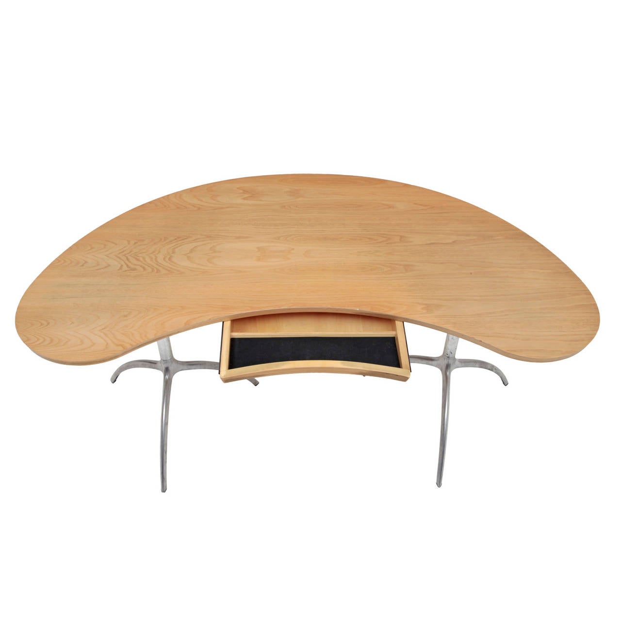20th Century Kidney Desk in the Style of Philippe Starck, 1980s