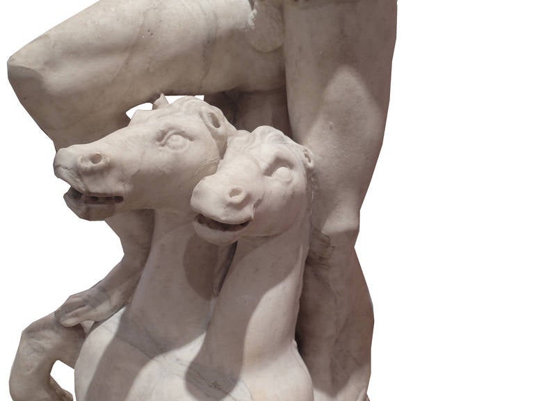 Rare statue italienne de Neptune de la Renaissance