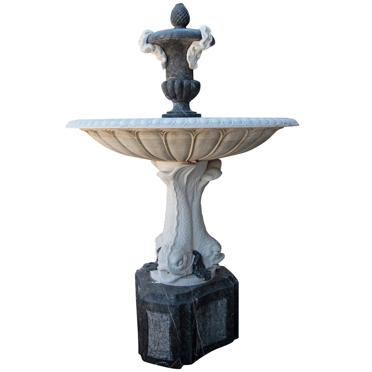 Italian Marble Fountain from the 20th Century