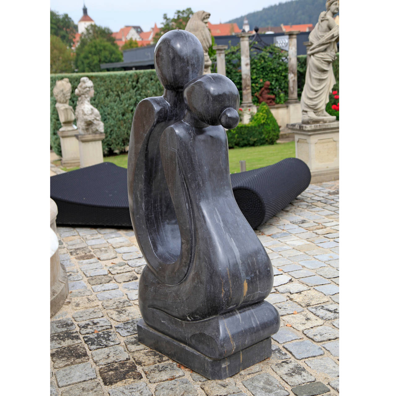 Marble Sculpture Of A Kissing Couple