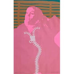 dieter froese Color-screenprint by Hans Dietrich (Dieter) Froese, Spine, 1967, E. A