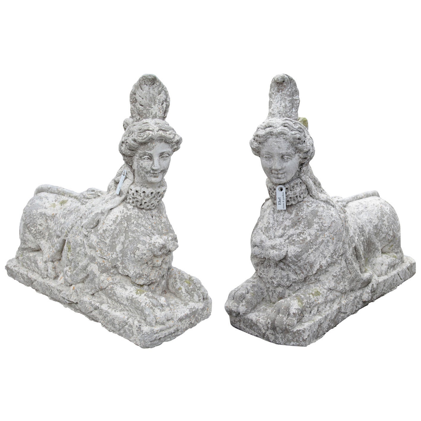 Pair of Sphinxes from the 20th Century, France