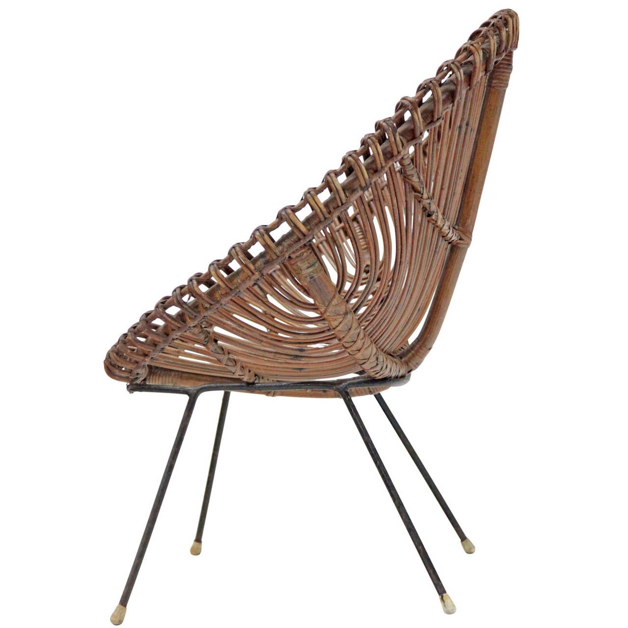 Wicker Chair For Sale at 1stDibs