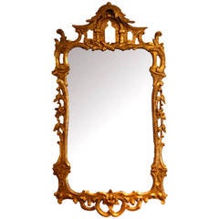 Gilt German Baroque Mirror