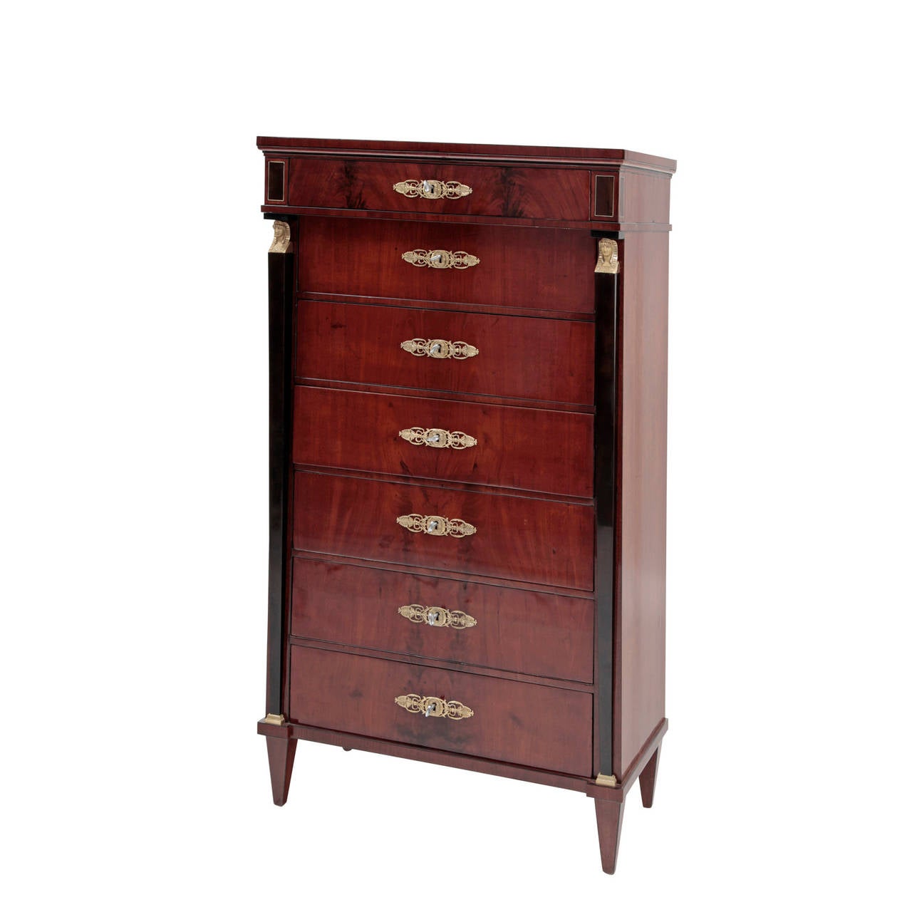 19th Century Vienna Empire Chest of Drawers or Semainaire from the 1810s