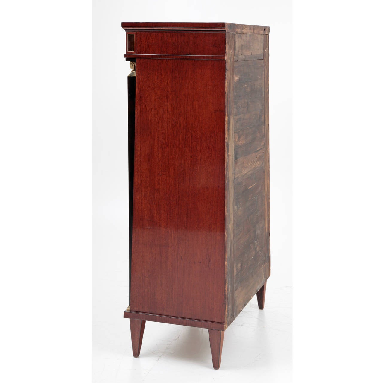 Wood Vienna Empire Chest of Drawers or Semainaire from the 1810s