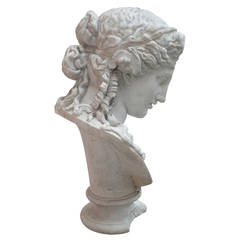 Marble Bust after a Greek Model, circa Italy, 19th Century