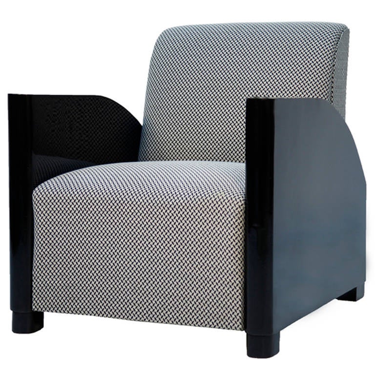 Elegant Pair of Lebanese Art Deco Armchairs