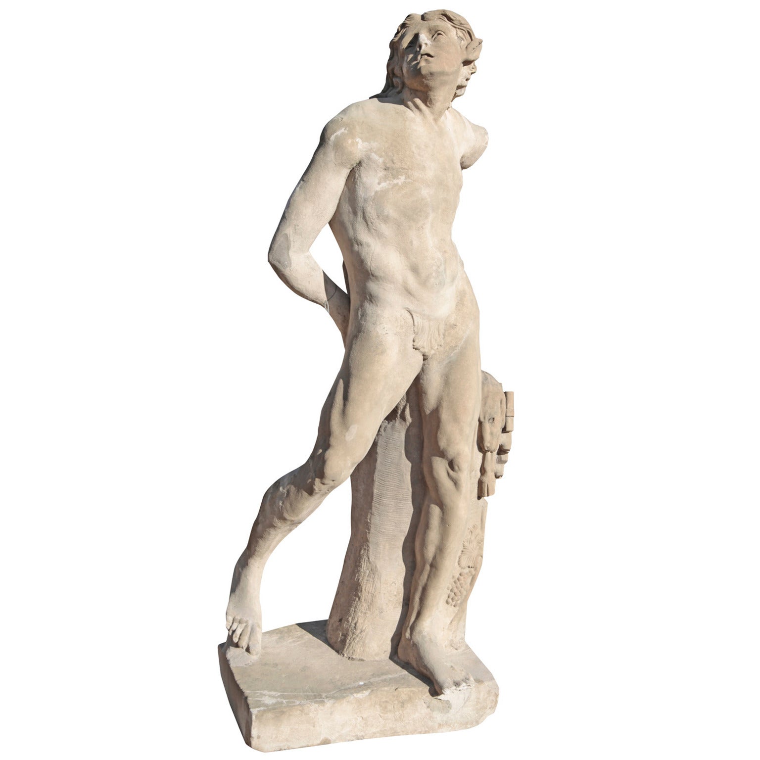 German Sculpture of a Faunus from the 18th Century