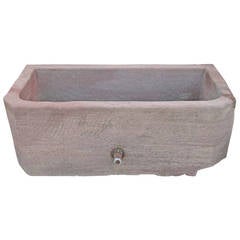 Antique Bohemia Stone Trough from the Early 19th Century