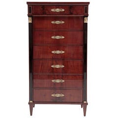 Vienna Empire Chest of Drawers or Semainaire from the 1810s