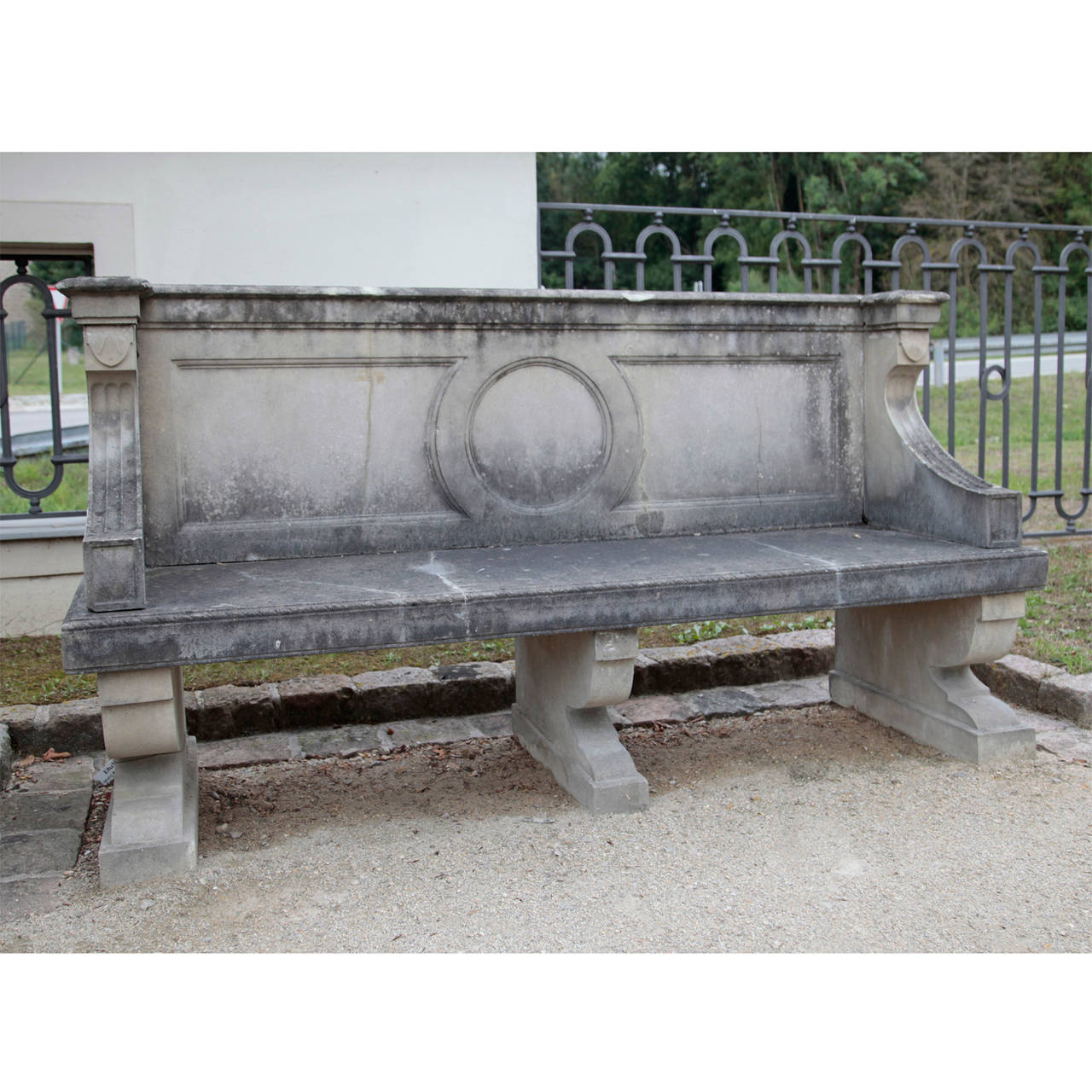 Elegant English Park Bench from the 20th Century In Good Condition In Greding, DE