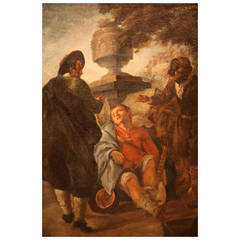 Gorgeous Italian Rococo Painting Gorgeous Italian Rococo Painting