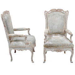 Lovely Pair probably French Armchairs from the 18th Century.