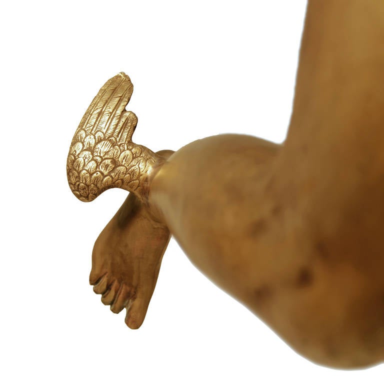 Renaissance Flying Mercury Bronze Statue after Giambologna