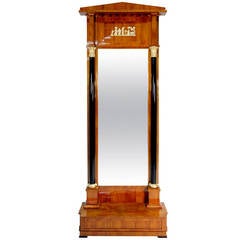 Early Architectural Biedermeier Mirror
